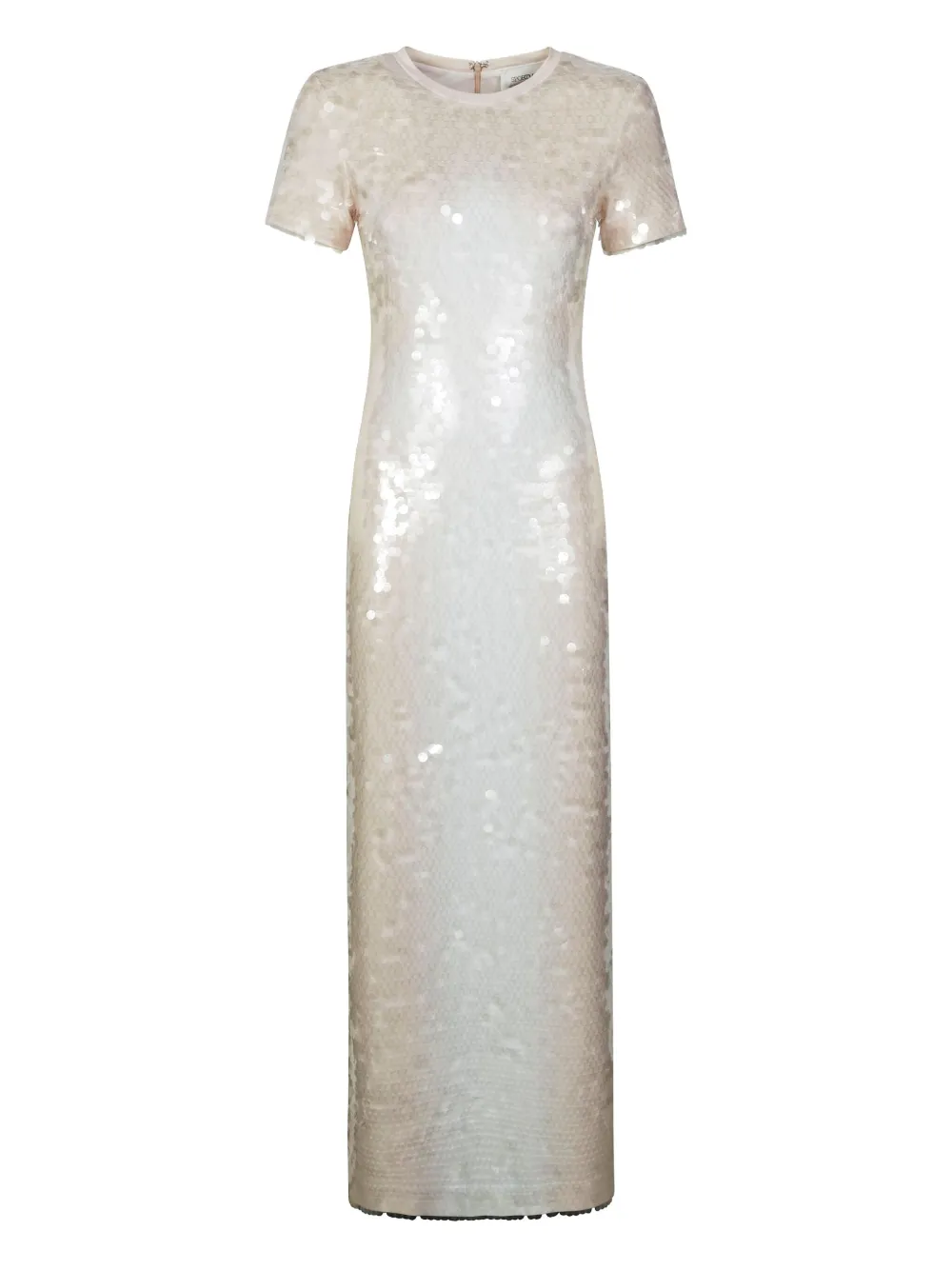 Max Mara Maxi-jurk met pailletten Wit