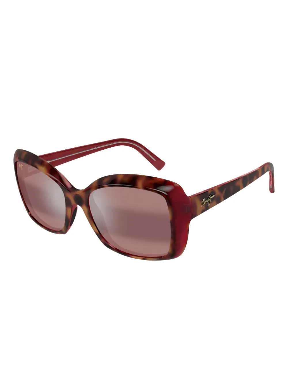 Maui Jim Orchid tortoiseshell geometric sunglasses | Women | Image 2