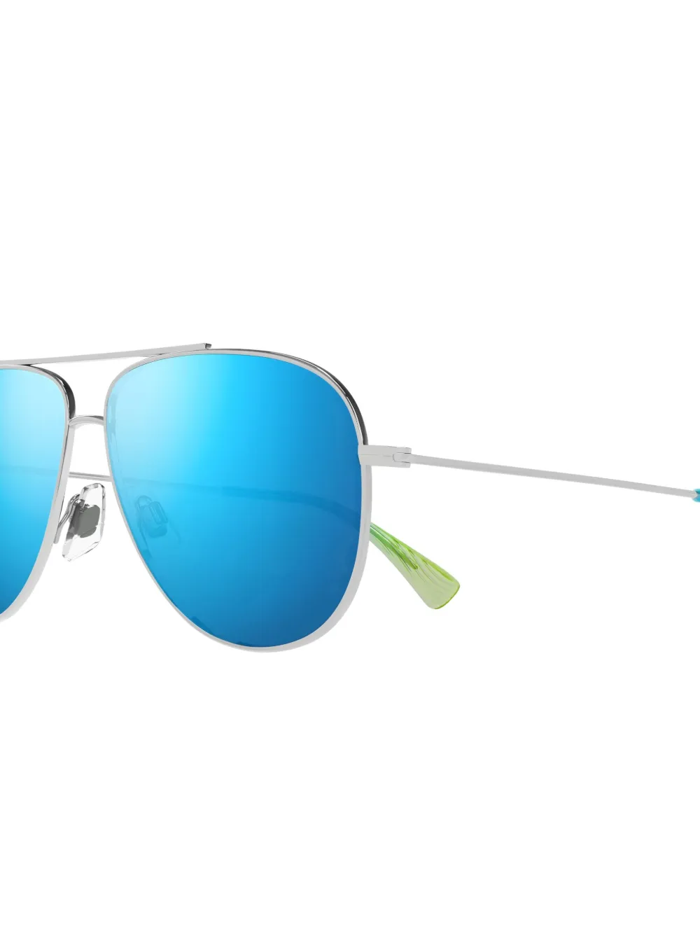 Maui Jim Hau'oli XL Sunglasses | Silver | FARFETCH SG