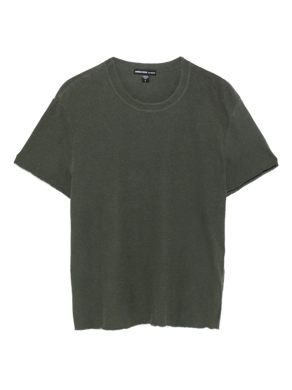 raw-edge cotton top