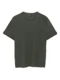 James Perse raw-edge cotton top - Grey