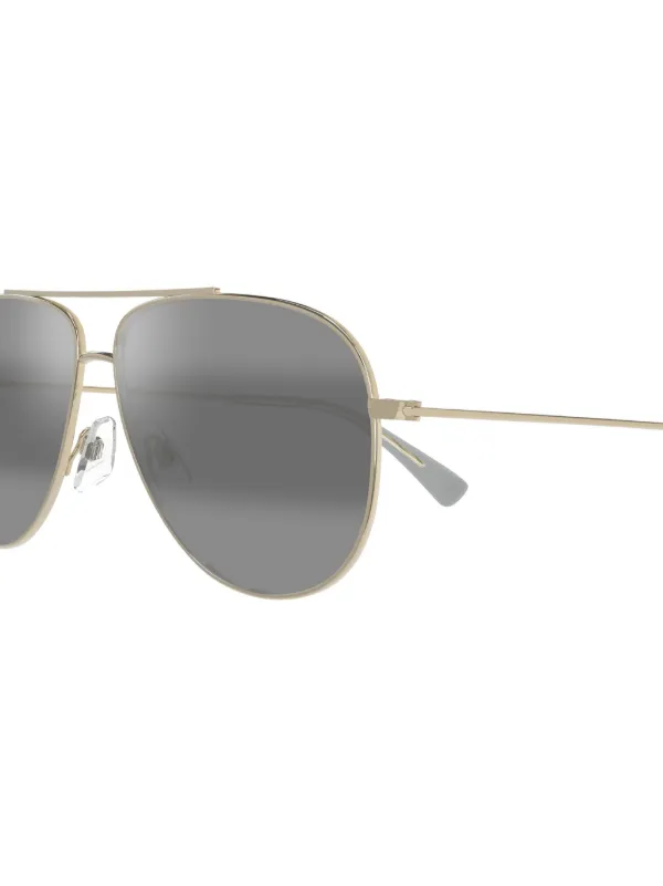 Hau‘ oli Maui Jim Hau'oli Metal Frame Sunglasses | Gold | FARFETCH SG