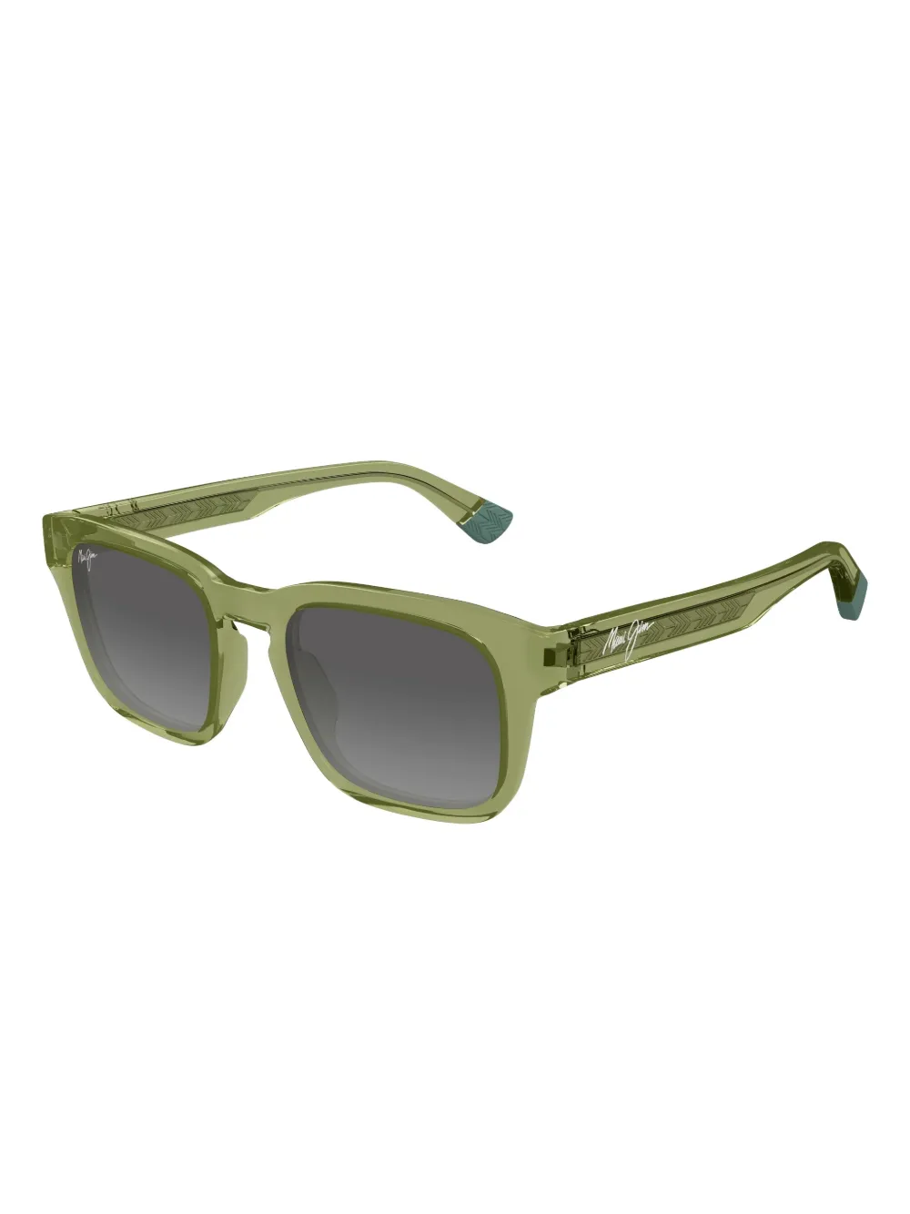 Maui Jim Maluhia zonnebril met vierkant montuur Groen