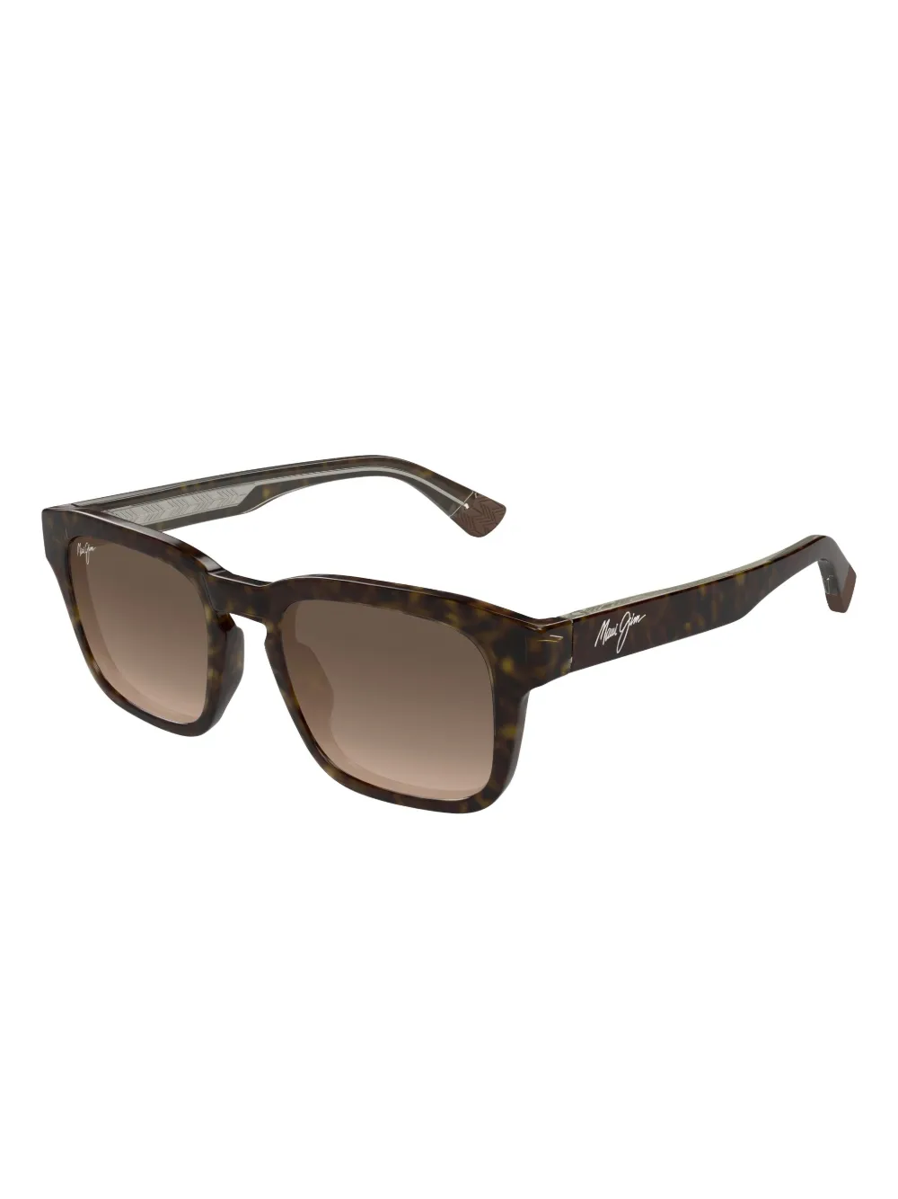 Maui Jim Maluhia zonnebril met schildpadschild-design Bruin