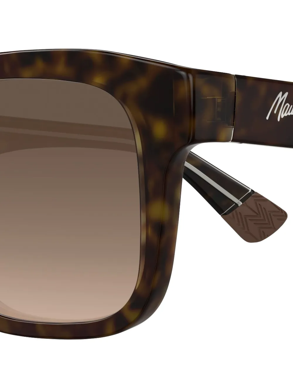 Maui Jim Maluhia zonnebril met schildpadschild-design Bruin