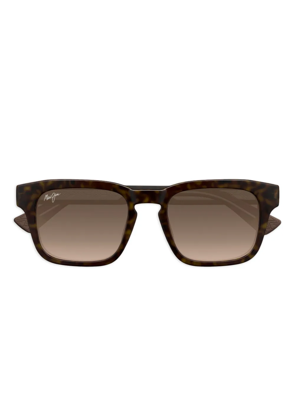 Maui Jim Maluhia zonnebril met schildpadschild-design Bruin