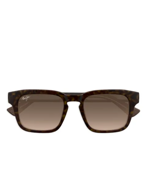 Maui Jim Maluhia tortoiseshell square sunglasses