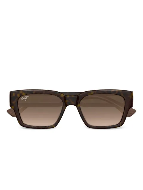 Maui Jim Kenui tortoiseshell square sunglasses