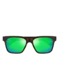 Maui Jim Punikai tortoiseshell square sunglasses - Brown