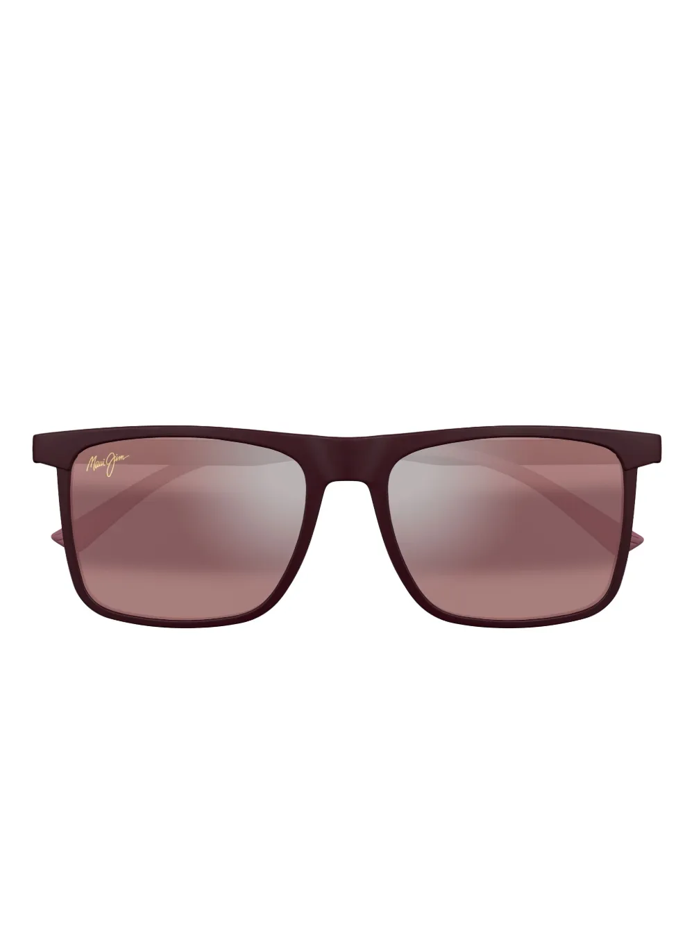 Maui Jim Makamae Square-frame Sunglasses In Brown