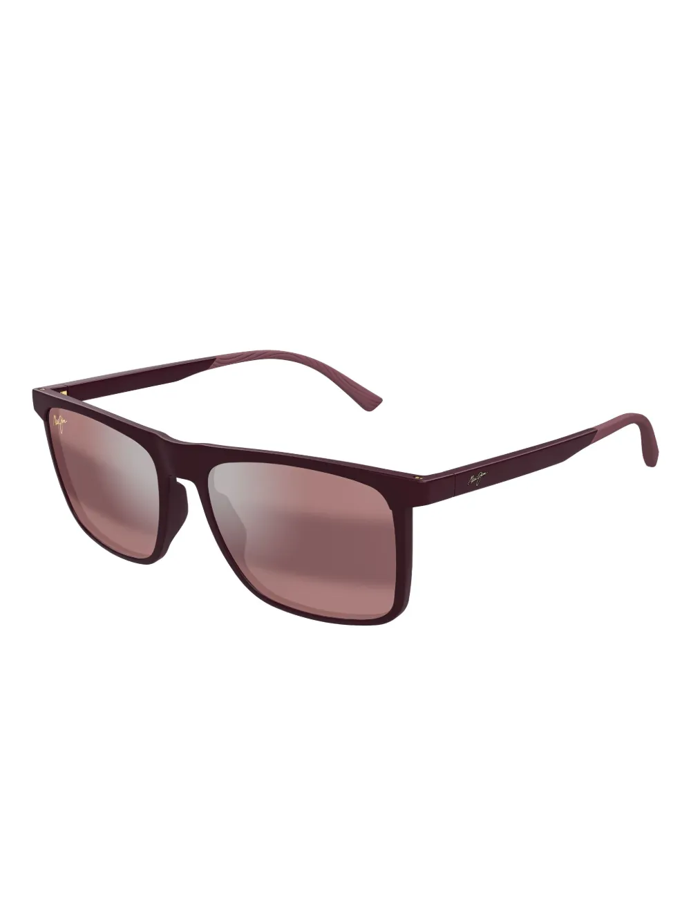 Maui Jim Makamae Square-frame Sunglasses In Brown