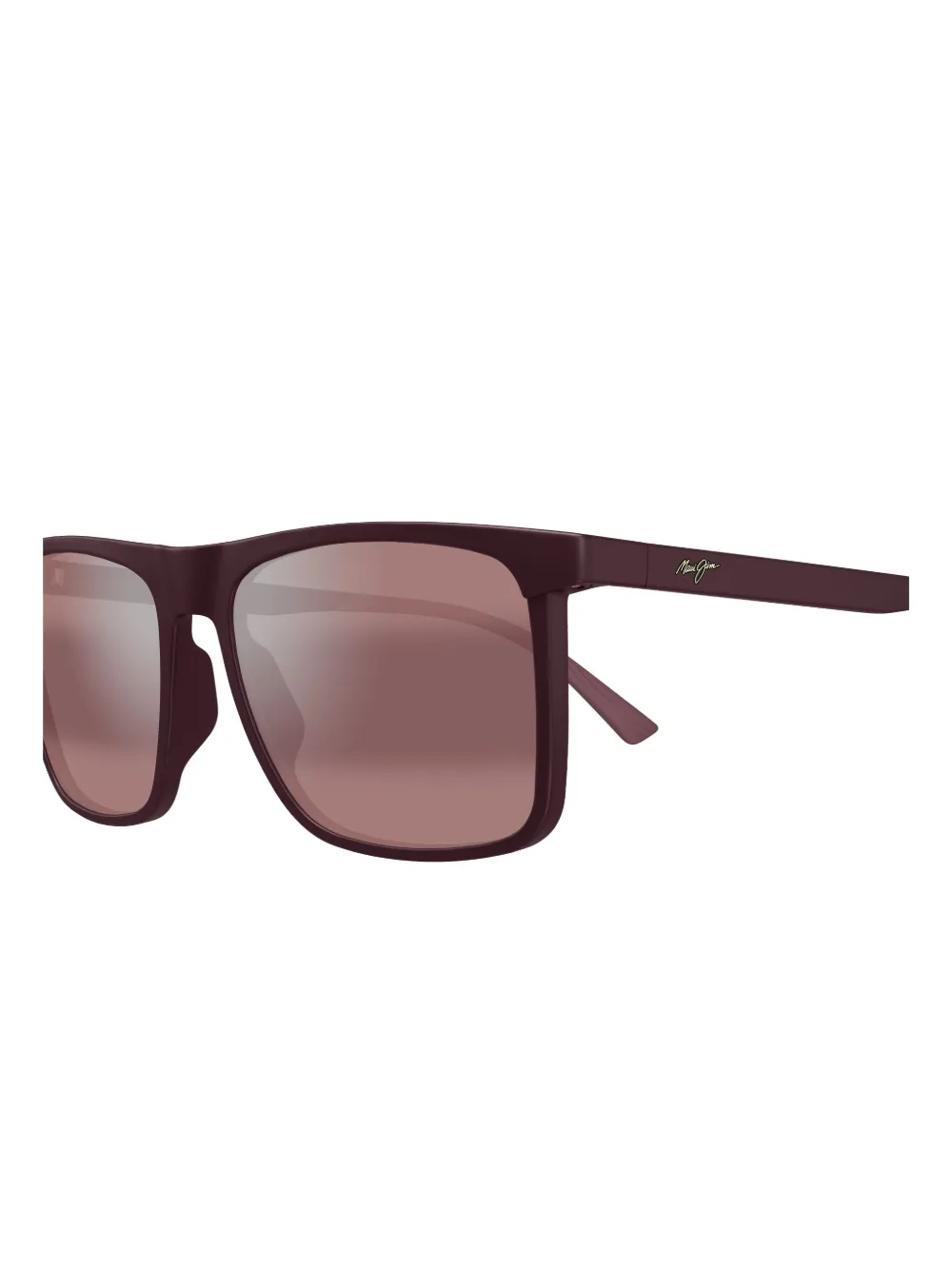 Maui Jim Makamae Square-frame Sunglasses In Brown