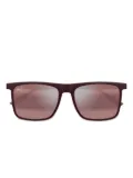 Maui Jim Makamae square-frame sunglasses - Red