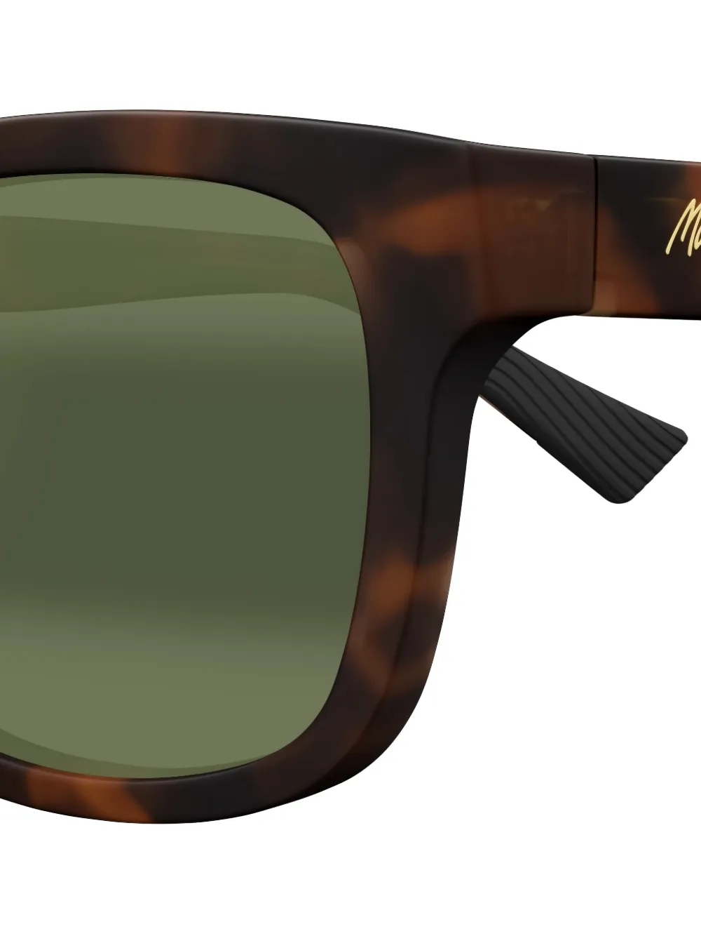 Maui Jim Kāpi I zonnebril met vierkant montuur en gepolariseerde glazen Bruin