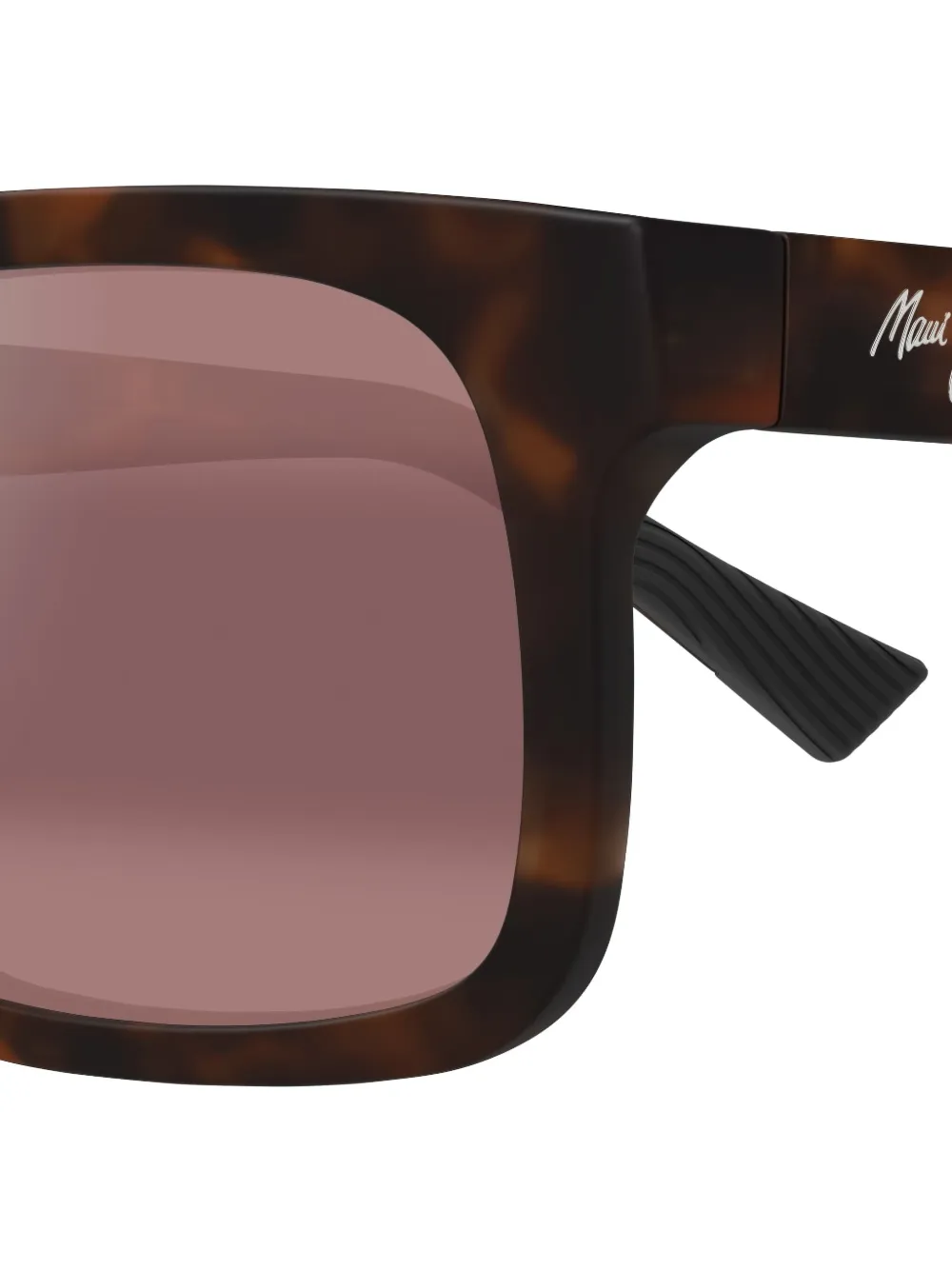 Maui Jim Zonnebril met vierkant montuur Bruin