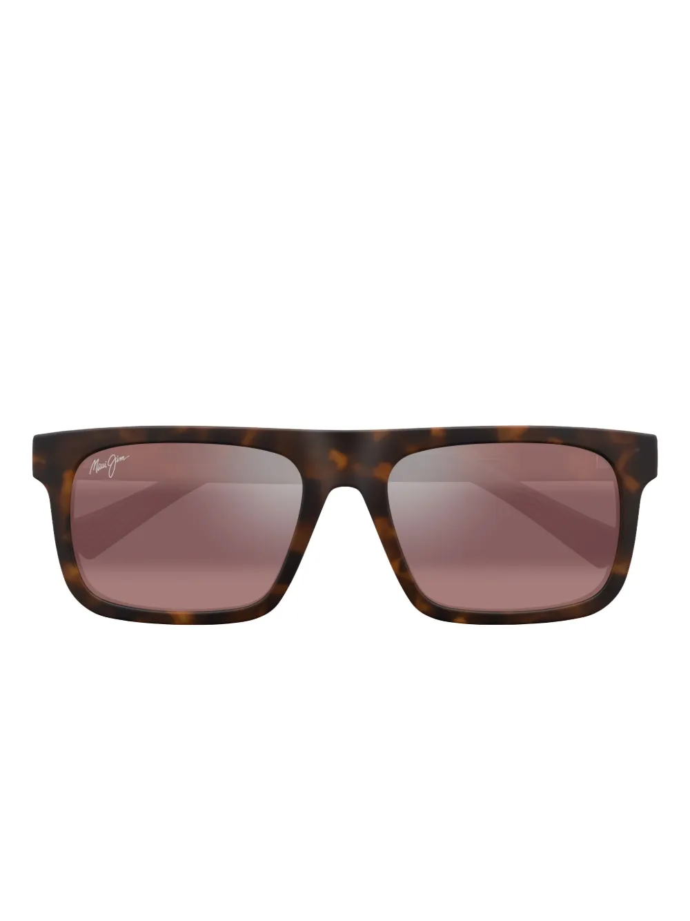 Maui Jim Zonnebril met vierkant montuur Bruin