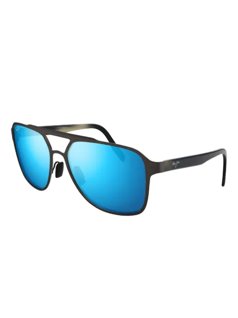 Maui Jim 2nd Reef square-frame sunglasses