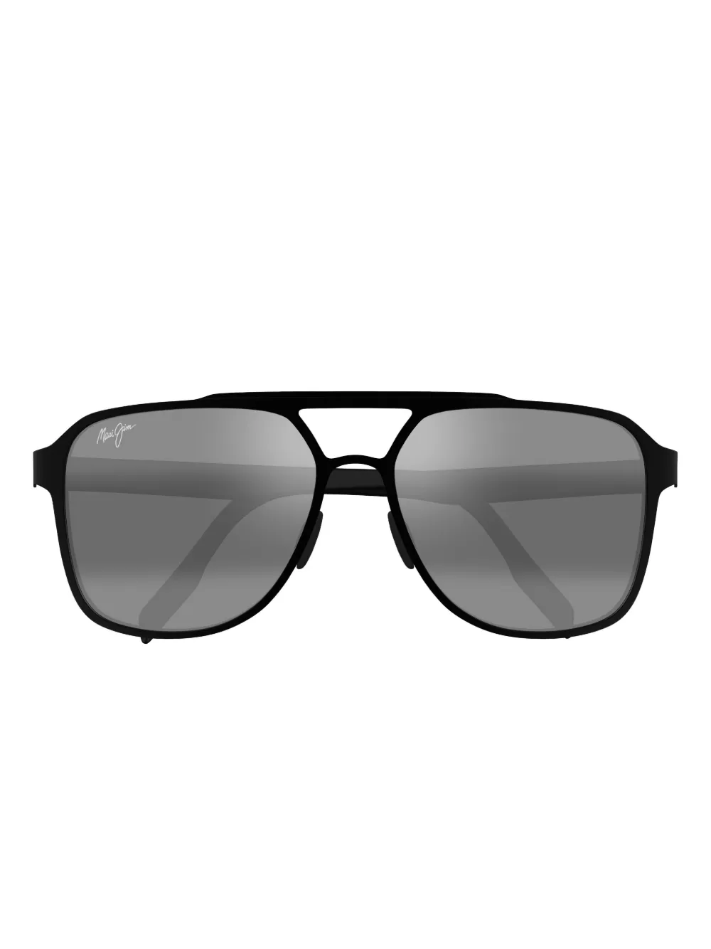 Maui Jim 2nd Reef square-frame sunglasses Zwart