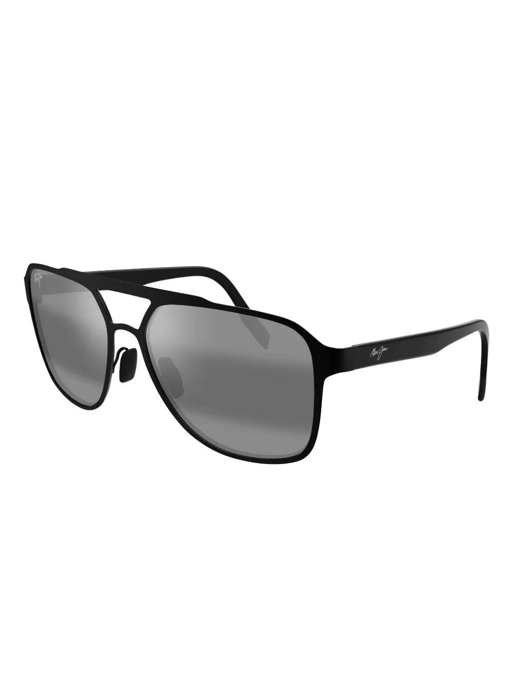 Maui Jim 2nd Reef square-frame sunglasses Zwart