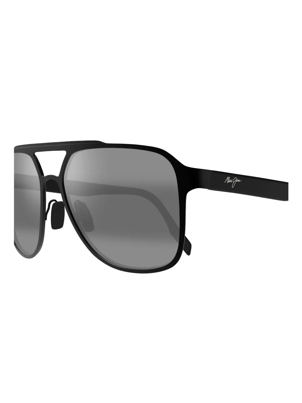 Maui Jim 2nd Reef Square-frame Sunglasses In Black