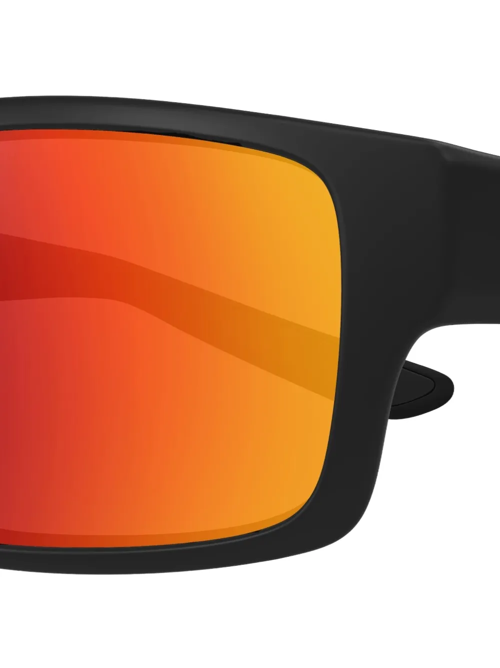 Maui Jim Mangroves zonnebril met rechthoekig montuur en gepolariseerde glazen Zwart