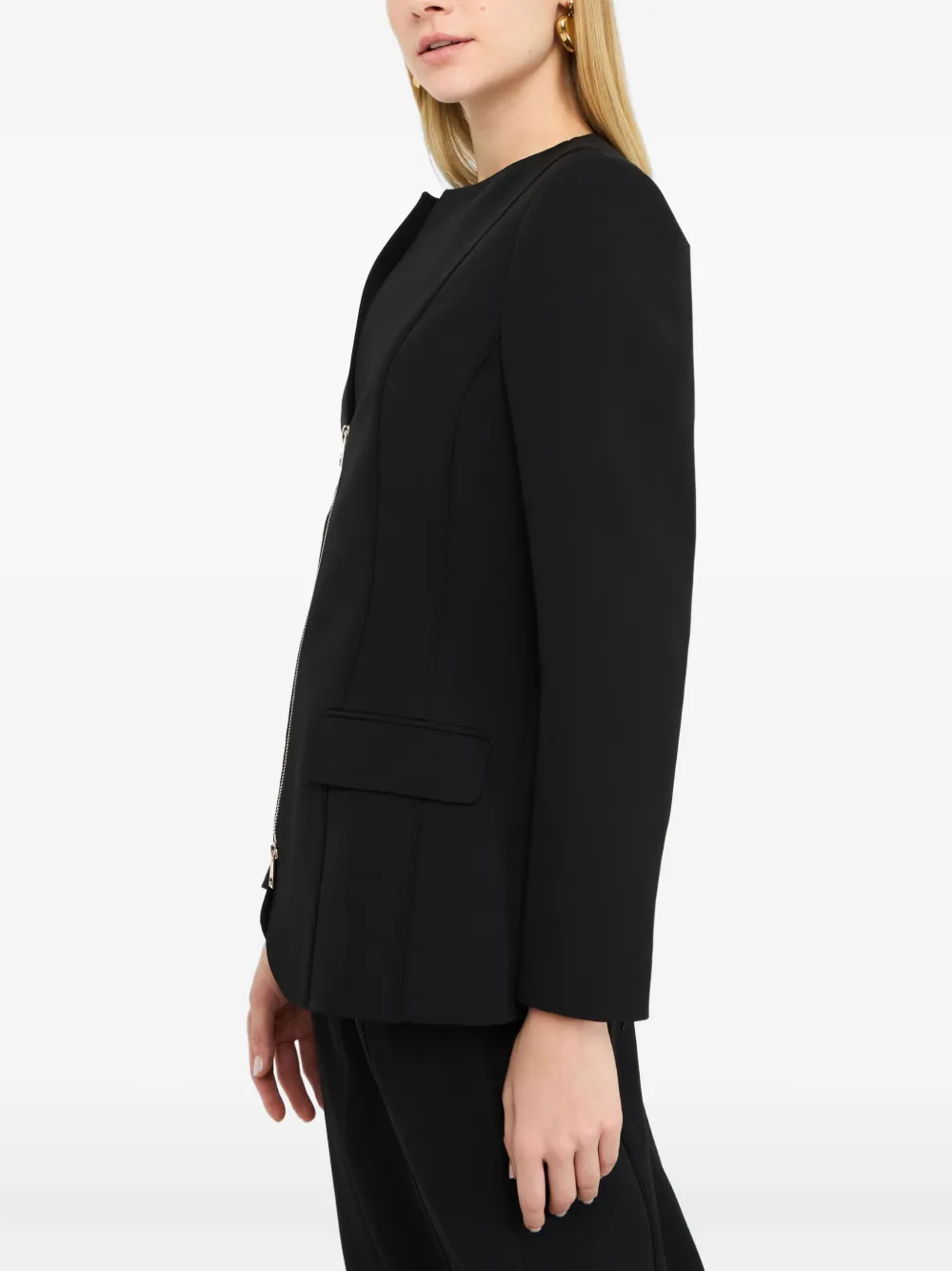 LIU JO Blazer with zip Zwart