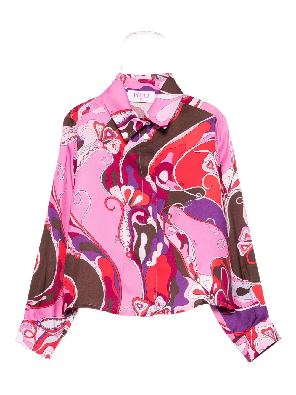 PUCCI Junior printed shirt Roze