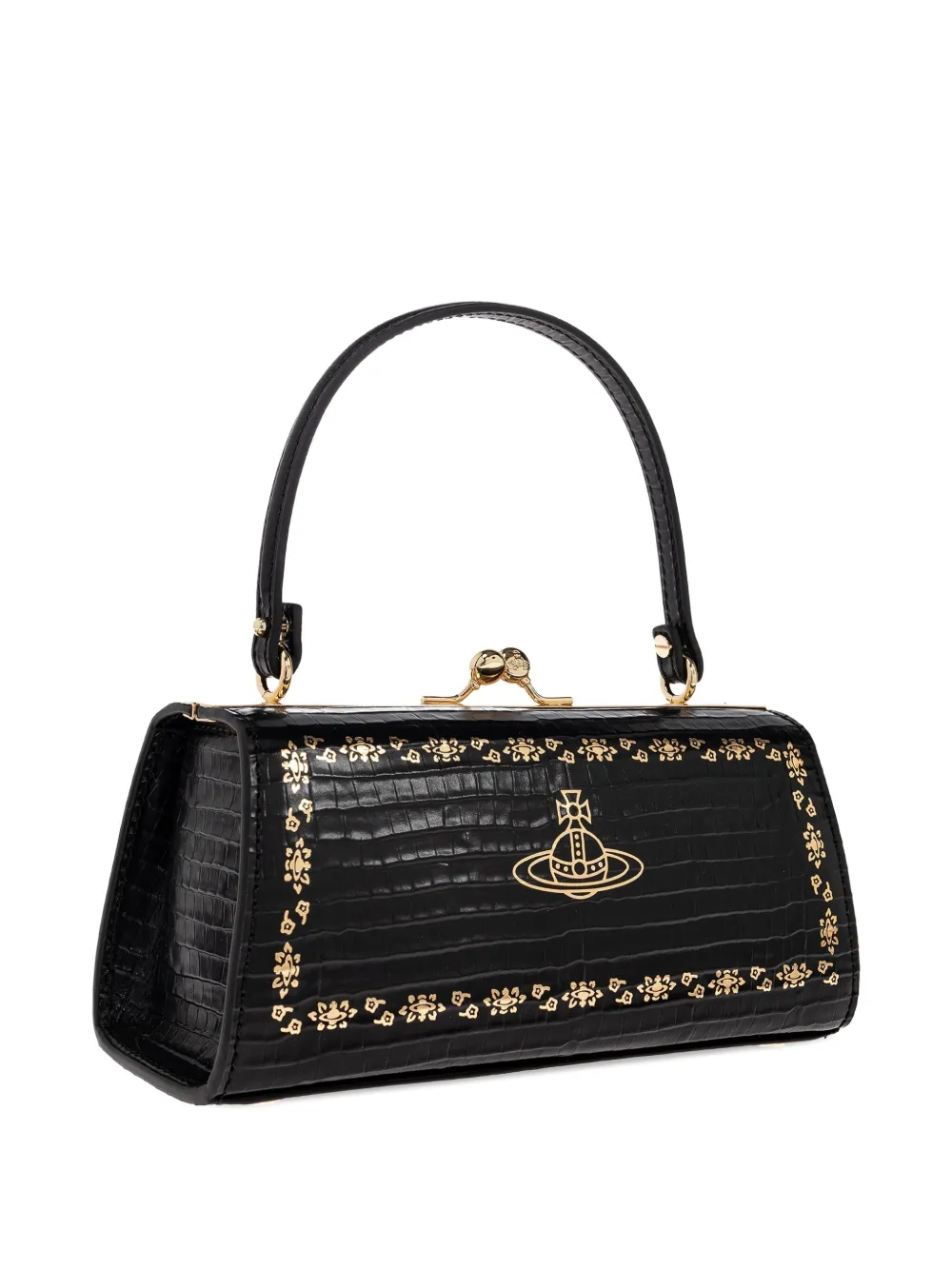Vivienne Westwood Doll XL clasp-frame bag Zwart