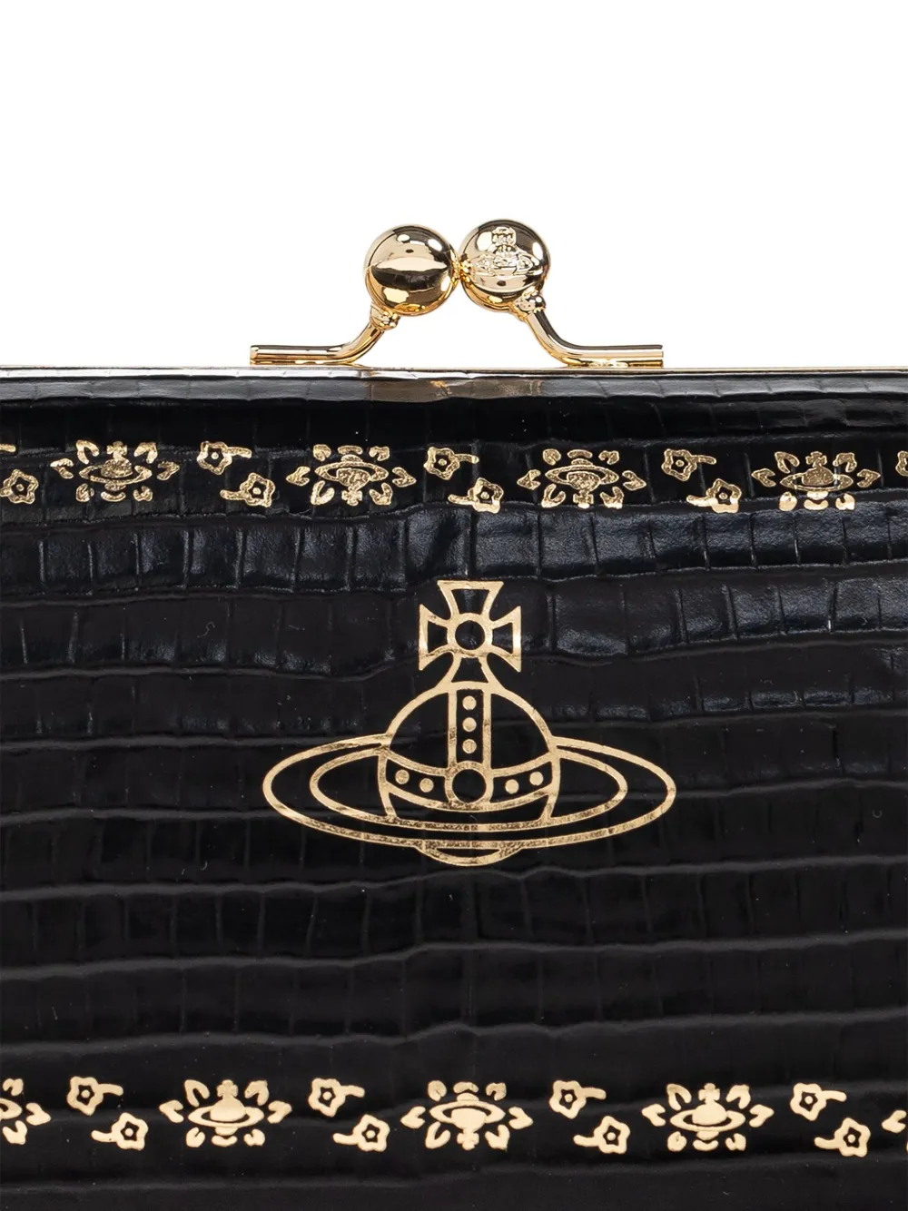 Vivienne Westwood Doll XL clasp-frame bag Zwart