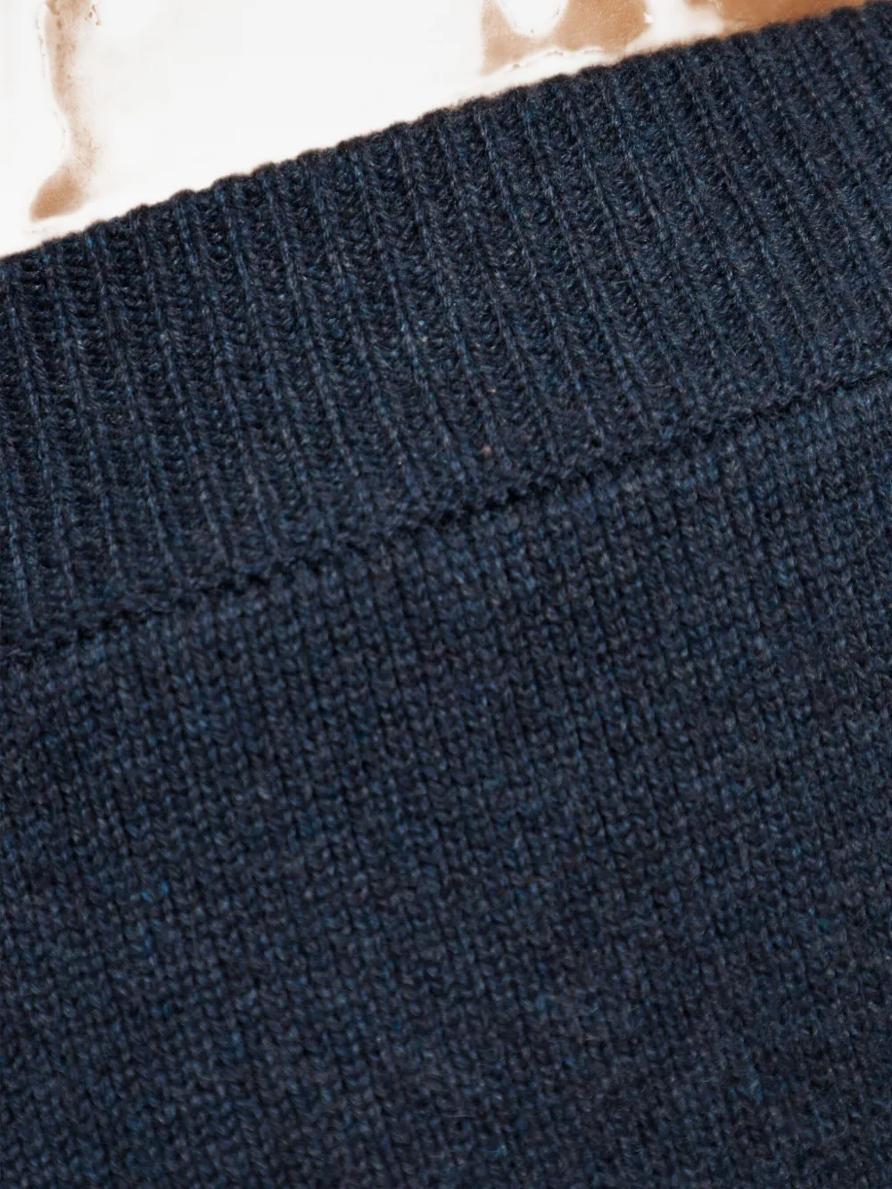 Lisa Yang The Clare ribgebreide rok Blauw