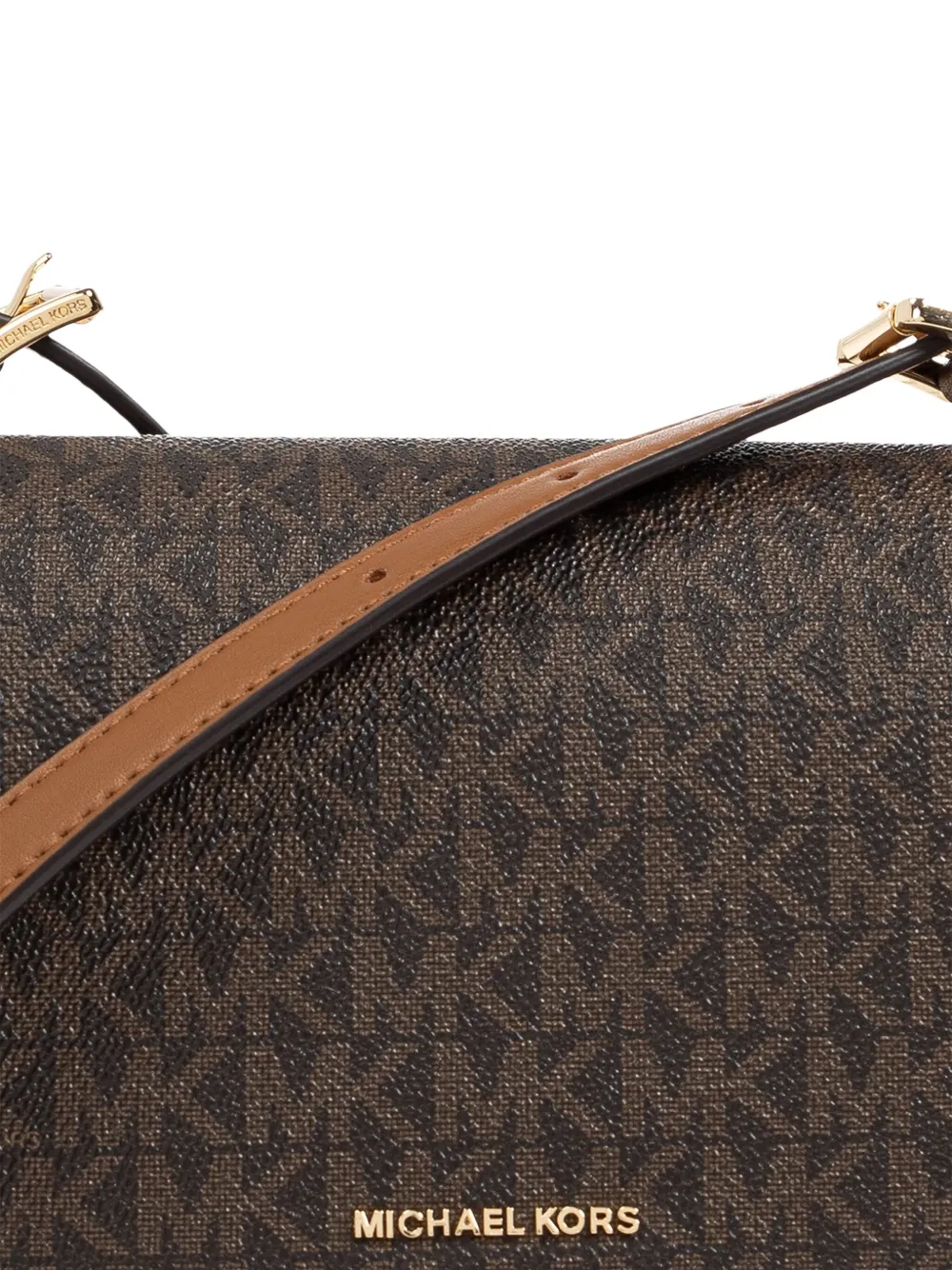 Michael Kors Lydia monogram shoulder bag Bruin