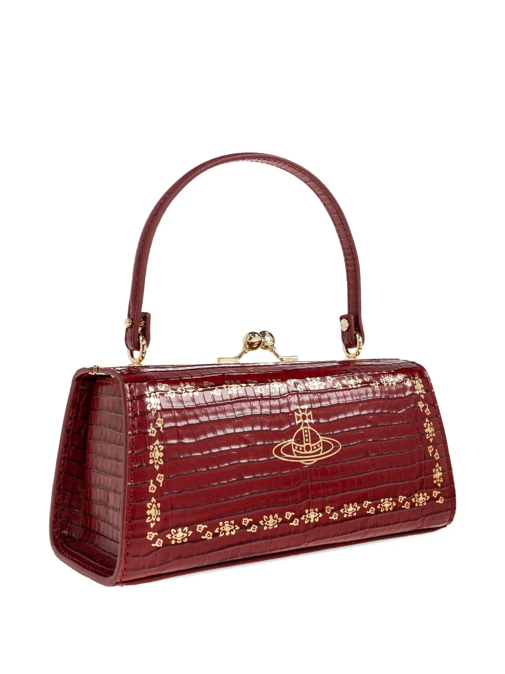 Vivienne Westwood Doll XL shopper met Orb-detail Bruin
