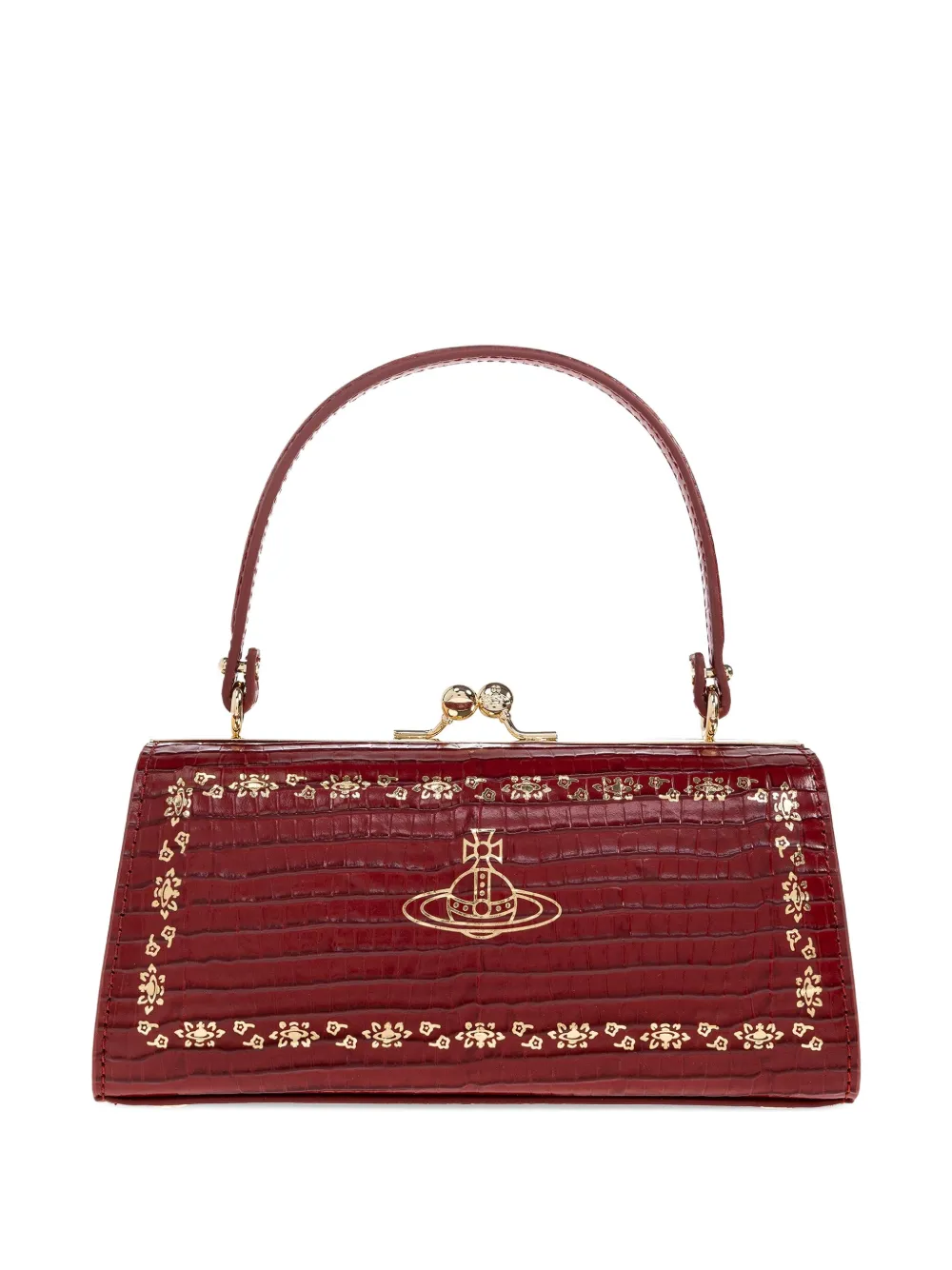 Vivienne Westwood Doll XL shopper met Orb-detail Bruin