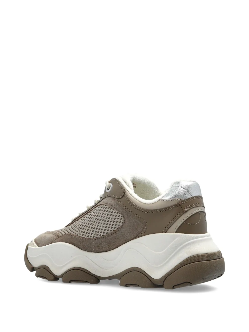 Michael Kors mesh-panel leather sneakers Grey