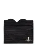Vivienne Westwood Heart crocodile-patterned cardholder - Black