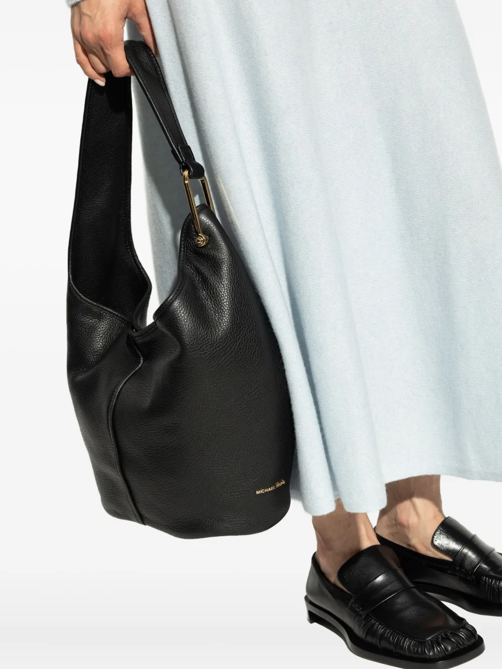 Michael Kors medium Sonny leather tote bag Zwart
