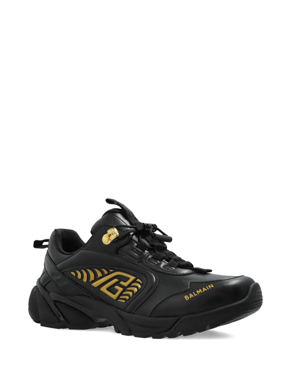 Balmain Cosmic Dust logo-detail sneakers Black