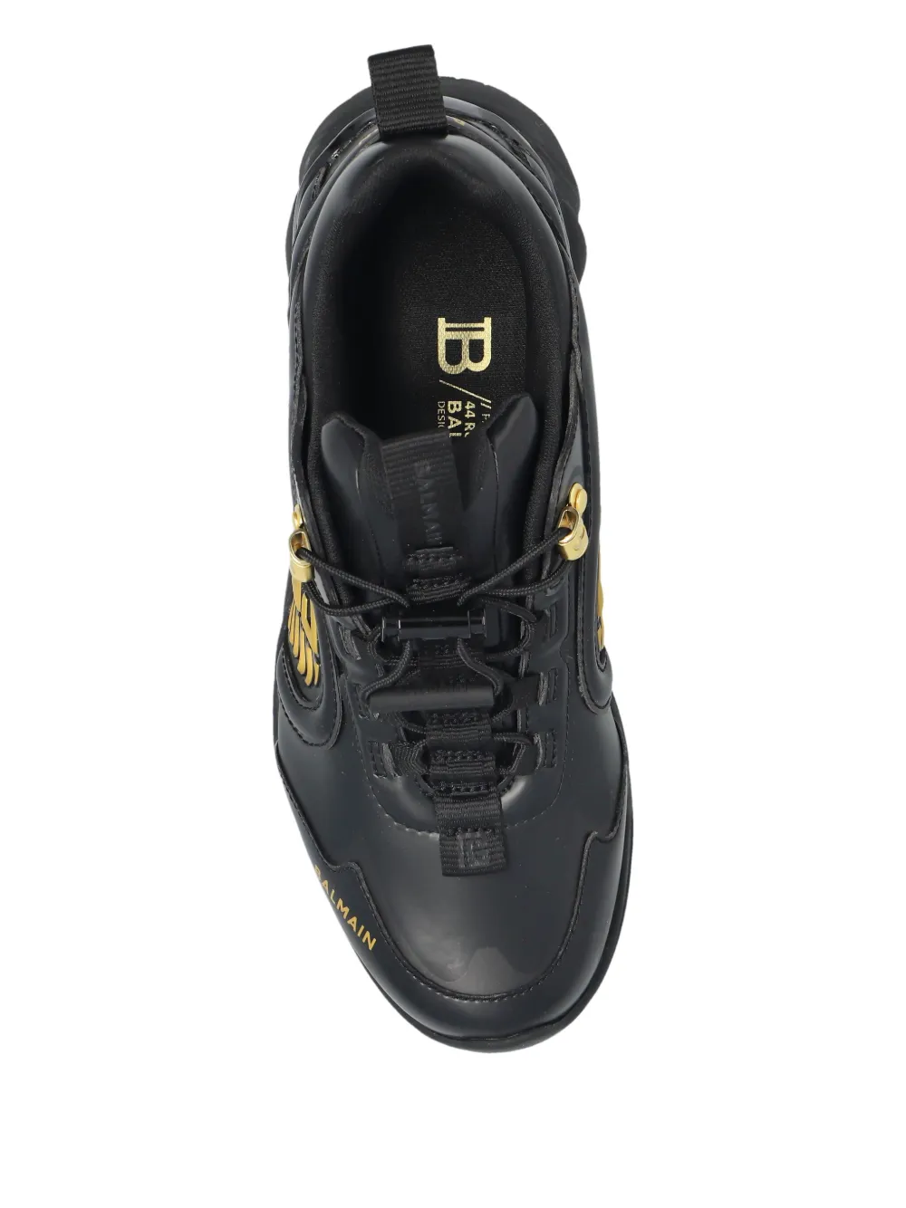 Balmain Cosmic Dust logo-detail sneakers Black