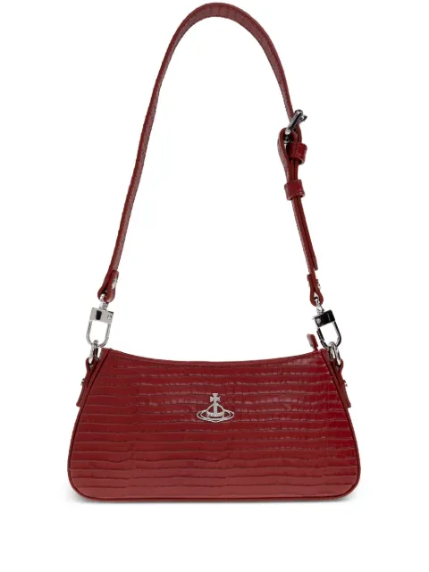 Vivienne Westwood Tasha crocodile-effect shoulder bag