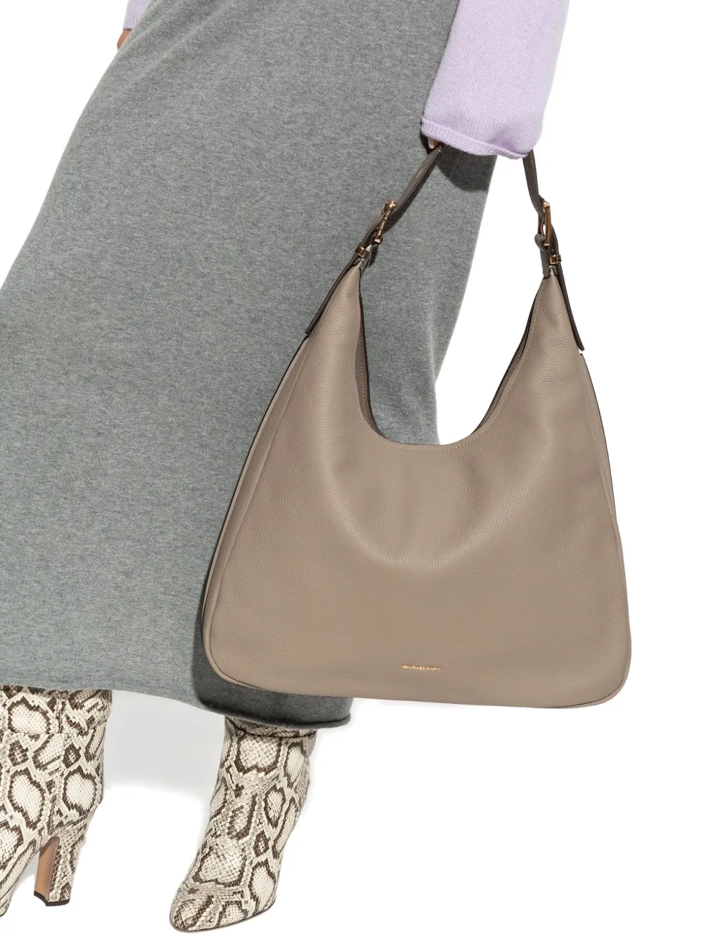 Michael Kors Nolita leather tote bag Beige
