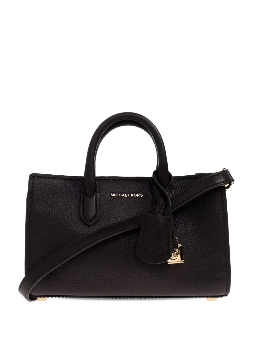 Michael Kors Scarlett leather top-handle tote bag Zwart