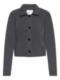 Lisa Yang buttoned ribbed cardigan - Grey