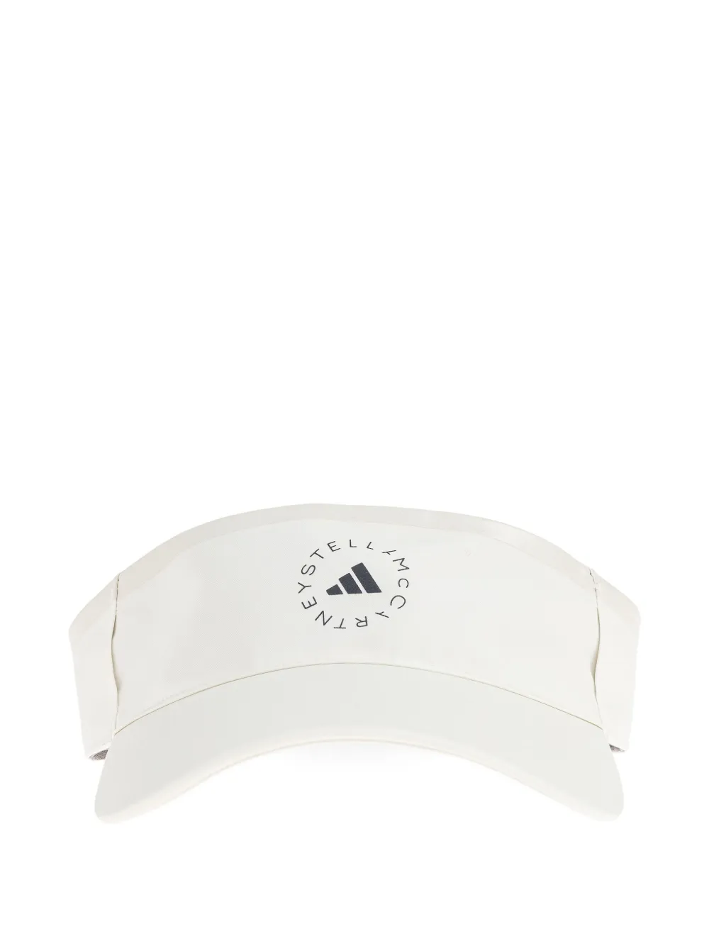 Adidas By Stella Mccartney Logo-print Visor Hat In White