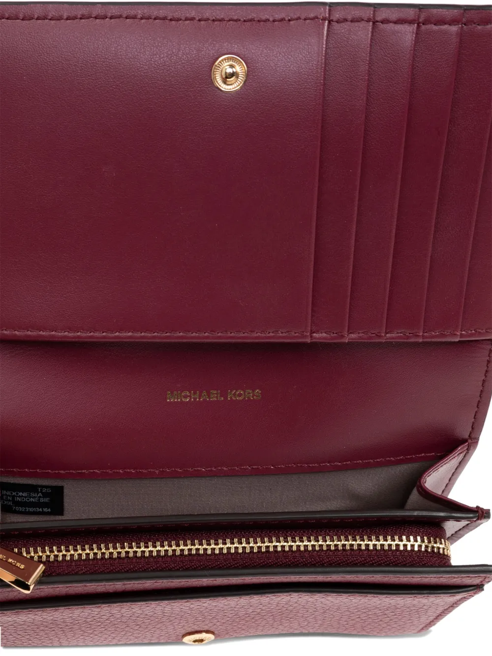 Michael Kors leather wallet Rood