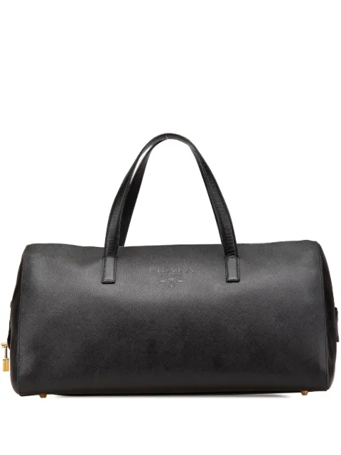 Prada Pre-Owned شنطة بوسكن 'سافيانو' 2013-2025