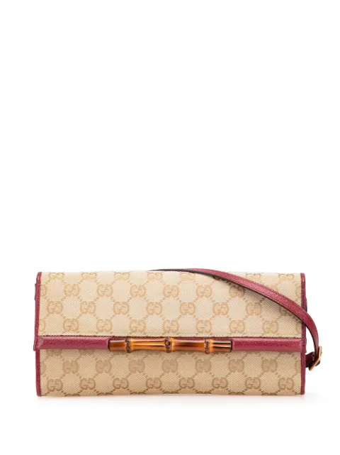 Gucci Pre-Owned 2000-2015 GG Canvas Bamboo Bar crossbody bag