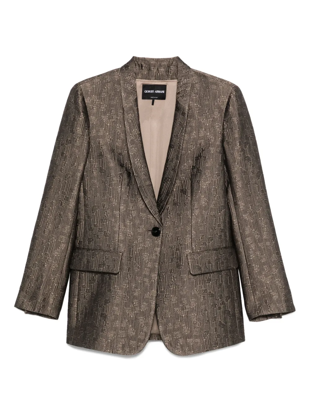 Giorgio Armani single-button blazer Bruin