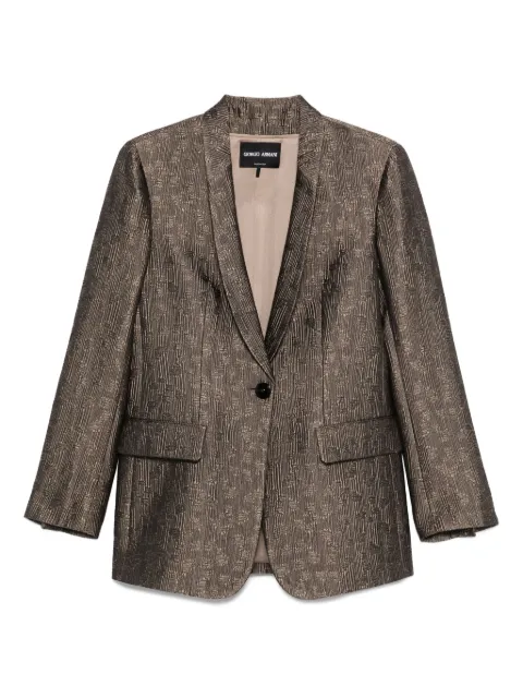 Giorgio Armani single-button blazer
