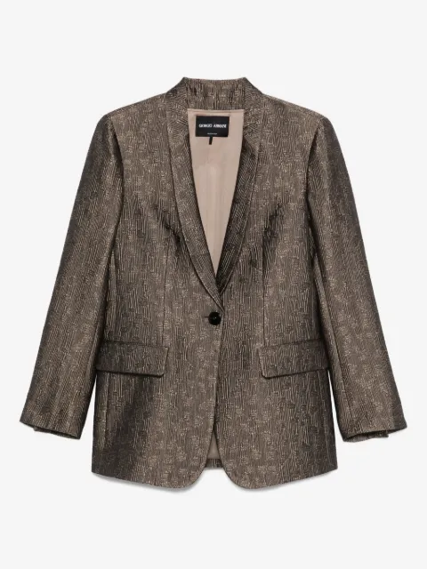 Giorgio Armani blazer con botón
