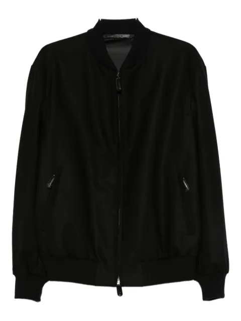 Giorgio Armani zip-fastening bomber jacket